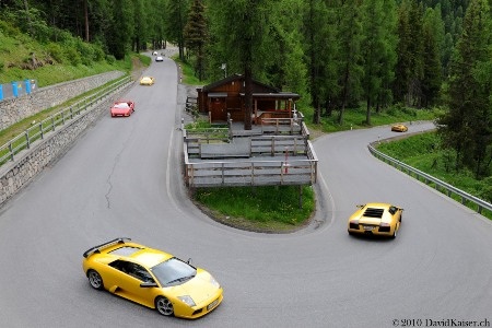 Đội hình Lamborghini vượt núi Alps - 2 Đội hình Lamborghini vượt núi Alps - 2