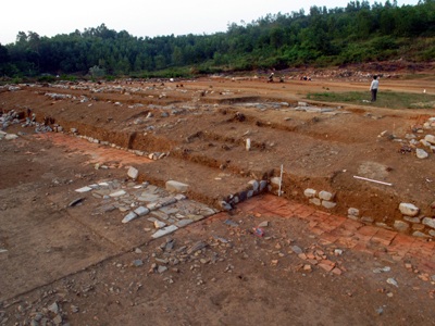 Phát hiện đường thần đạo ở khu di tích 600 năm tuổi - 2