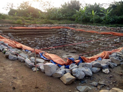 Phát hiện đường thần đạo ở khu di tích 600 năm tuổi - 1