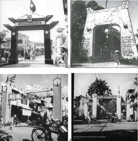 Băn khoăn… vui về cổng chào mừng đại lễ - 1 Băn khoăn… vui về cổng chào mừng đại lễ - 1
