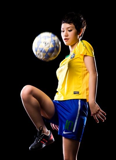 Trà My Idol hết lòng ủng hộ Brazil - 3 Trà My Idol hết lòng ủng hộ Brazil - 3