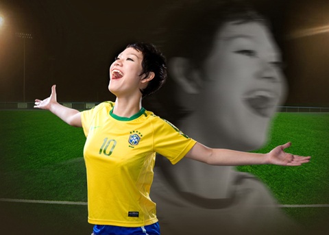 Trà My Idol hết lòng ủng hộ Brazil - 8 Trà My Idol hết lòng ủng hộ Brazil - 8