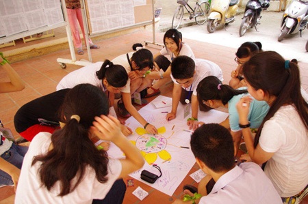 Trại hè sáng tạo của học sinh chuyên ngữ Hà Nội - 1 Trại hè sáng tạo của học sinh chuyên ngữ Hà Nội - 1