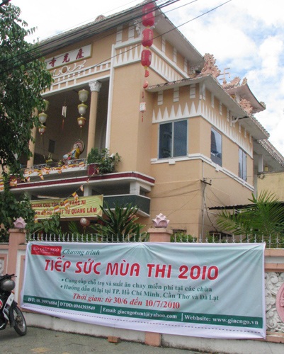 Cần Thơ: Nhà chùa cùng đón sĩ tử - 1 Cần Thơ: Nhà chùa cùng đón sĩ tử - 1