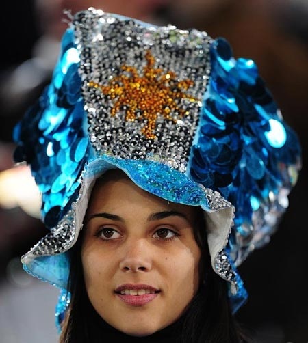 Thời trang mũ "kỳ dị" tại World Cup 2010 - 12 Thời trang mũ "kỳ dị" tại World Cup 2010 - 12