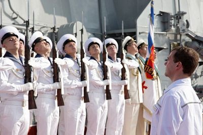 Tổng thống Nga thị sát tập trận trên chiến hạm hạt nhân - 2