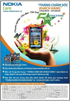 Sôi động cùng Nokia Care hè 2010 - 3 Sôi động cùng Nokia Care hè 2010 - 3