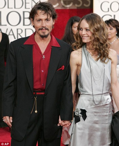 Vanessa Paradis ngưỡng mộ người tình Johnny Depp - 1 Vanessa Paradis ngưỡng mộ người tình Johnny Depp - 1