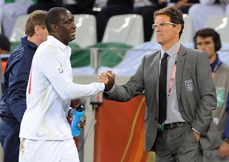 Heskey kết thúc sự nghiệp quốc tế với 3413 phút, 7 bàn thắng - 1