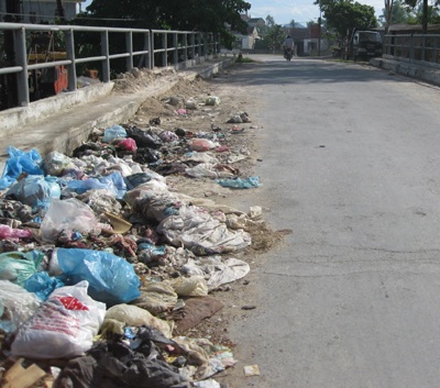 Cầu tiền tỷ trở thành bãi xả rác - 2