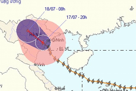 Bão Conson có diễn biến quá phức tạp - 2 Bão Conson có diễn biến quá phức tạp - 2
