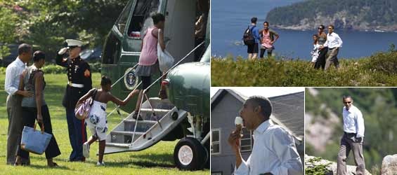 Tổng thống Obama bị chỉ trích kịch liệt vì đi nghỉ - 1 Tổng thống Obama bị chỉ trích kịch liệt vì đi nghỉ - 1