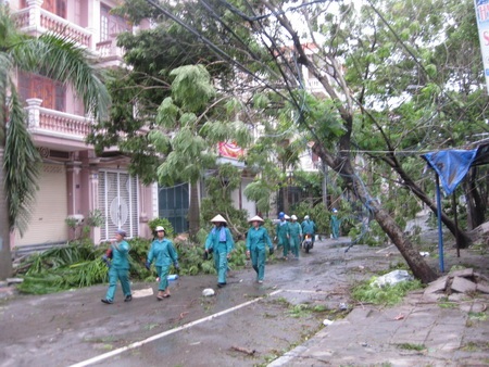 Bạn đọc gửi ảnh: Hải Phòng sau bão - 5 Bạn đọc gửi ảnh: Hải Phòng sau bão - 5