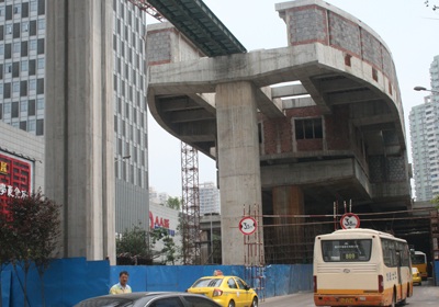 Đi tàu điện 1 ray ở Trùng Khánh - 10