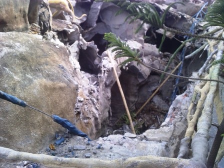  Sập động, 5 du khách thoát nạn - 1