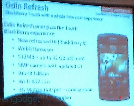 Rò rỉ cấu hình của BlackBerry Storm 3 - 1 Rò rỉ cấu hình của BlackBerry Storm 3 - 1