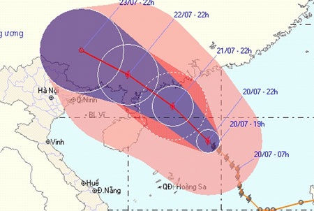Bão Chanthu không ảnh hưởng đến đất liền Việt Nam - 1