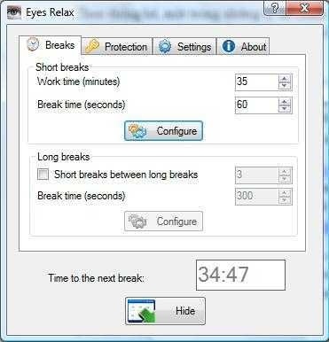 Bảo vệ mắt khi làm việc trên máy tính với Eyes Relax - 1