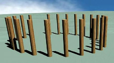 Phát hiện bản sao bằng gỗ của vòng đá Stonehenge - 1 Phát hiện bản sao bằng gỗ của vòng đá Stonehenge - 1