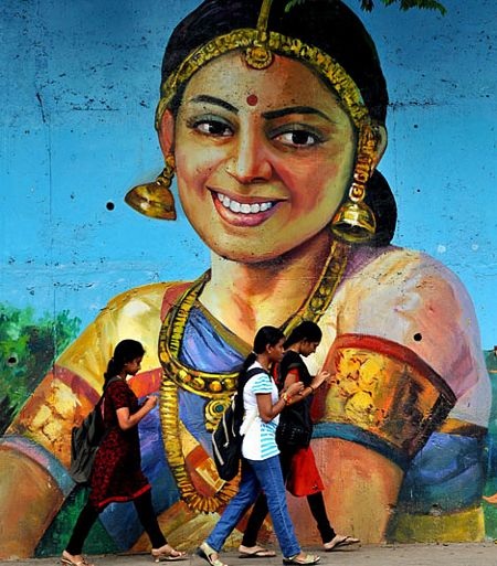 Kho bích hoạ sống động trên đường phố Bangalore - 3