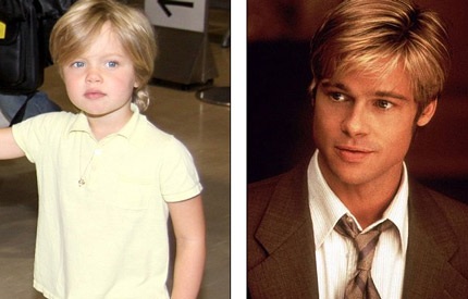 Bé Shiloh ngày càng giống bố Brad Pitt - 1 Bé Shiloh ngày càng giống bố Brad Pitt - 1