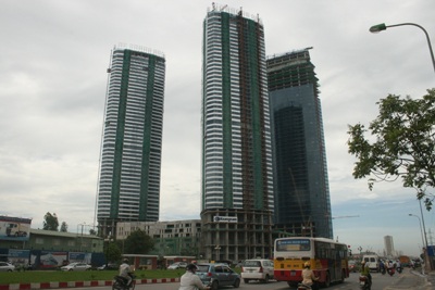 Cất nóc khu căn hộ tòa nhà cao nhất Việt Nam - 1 Cất nóc khu căn hộ tòa nhà cao nhất Việt Nam - 1