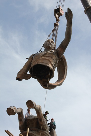 Hoàn tất Tượng đài Thánh Gióng trên đỉnh núi Đá Chồng - 4