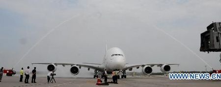 “Khách sạn bay” Airbus A380 lần đầu đến Bắc Kinh - 2 “Khách sạn bay” Airbus A380 lần đầu đến Bắc Kinh - 2