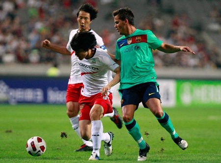 Messi lập cú đúp, Barca đè bẹp các ngôi sao Hàn Quốc - 2