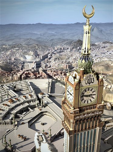 Đồng hồ lớn nhất thế giới sắp đổ chuông tại thánh địa Mecca - 2 Đồng hồ lớn nhất thế giới sắp đổ chuông tại thánh địa Mecca - 2