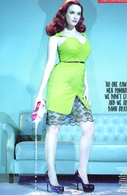 Christina Hendricks khoe dáng chuẩn, mặt đẹp... - 3