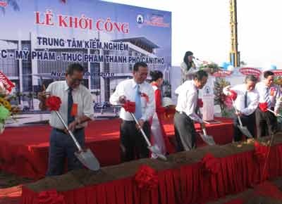 Khởi công TT Kiểm nghiệm Dược-thực- mỹ phẩm hiện đại nhất - 1 Khởi công TT Kiểm nghiệm Dược-thực- mỹ phẩm hiện đại nhất - 1