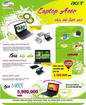 Thỏa thuê lướt web cùng laptop Acer - 1 Thỏa thuê lướt web cùng laptop Acer - 1