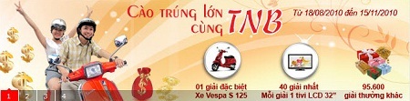 “Cào trúng lớn cùng Việt Nam Tín Nghĩa Ngân hàng” - 1 “Cào trúng lớn cùng Việt Nam Tín Nghĩa Ngân hàng” - 1