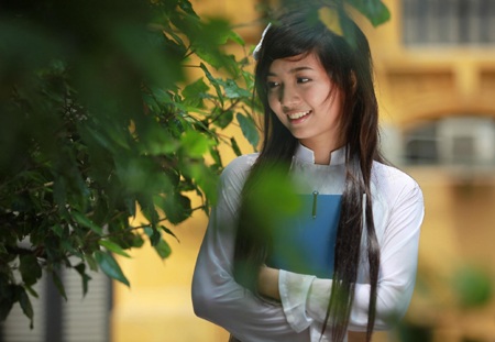 Nữ sinh Sư phạm Toán đẹp dịu dàng  - 7