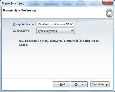 Ra mắt Firefox 4.0 Beta 5 với tính năng “đồng bộ hóa” - 5