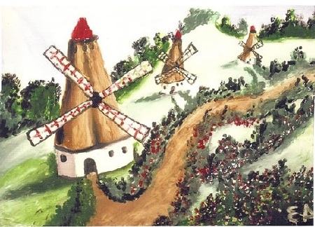 Hoạ sỹ mù vẽ tranh tuyệt đẹp - 2