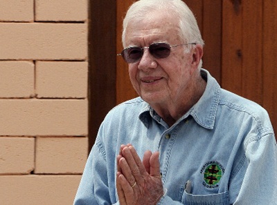 Cựu tổng thống Jimmy Carter đi Triều Tiên giải cứu tù nhân Mỹ - 1 Cựu tổng thống Jimmy Carter đi Triều Tiên giải cứu tù nhân Mỹ - 1