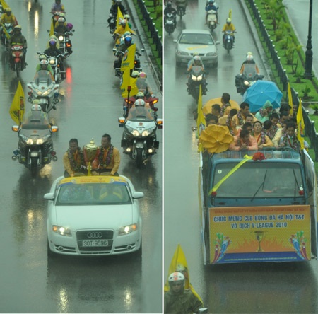 Ấn tượng Hà Nội T&T, Cúp và…mưa - 11