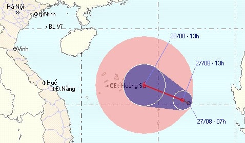 Việt Nam sắp phải đón áp thấp nhiệt đới mạnh thành bão - 1 Việt Nam sắp phải đón áp thấp nhiệt đới mạnh thành bão - 1