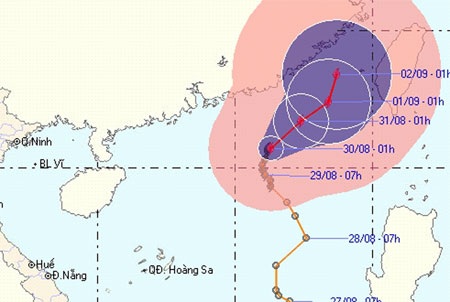 Bão số 4 “loanh quanh” trên biển, Bắc Bộ tạnh ráo - 1 Bão số 4 “loanh quanh” trên biển, Bắc Bộ tạnh ráo - 1