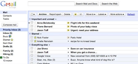 Google khai trương “hòm thư ưu tiên” cho Gmail - 1 Google khai trương “hòm thư ưu tiên” cho Gmail - 1