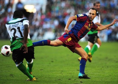 Villa, Iniesta có mặt ở ĐHTB vòng 1 La Liga - 2 Villa, Iniesta có mặt ở ĐHTB vòng 1 La Liga - 2