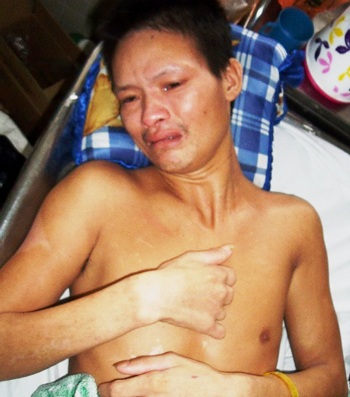 Số phận cay đắng của người đàn ông bị tai nạn xe máy - 1 Số phận cay đắng của người đàn ông bị tai nạn xe máy - 1