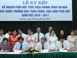 Hợp tác liên ngành xây dựng trường học thân thiện - 1 Hợp tác liên ngành xây dựng trường học thân thiện - 1