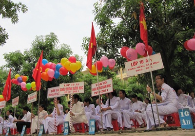 Rộn ràng lễ khai giảng tại Thanh Hóa, Nghệ An - 3
