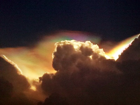 Mây tán sắc trên bầu trời Hà Nội - 12