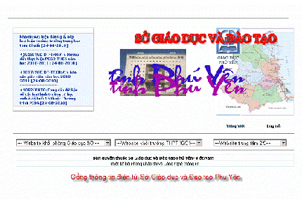 Phú Yên: Các phòng GD-ĐT đều có website - 1 Phú Yên: Các phòng GD-ĐT đều có website - 1