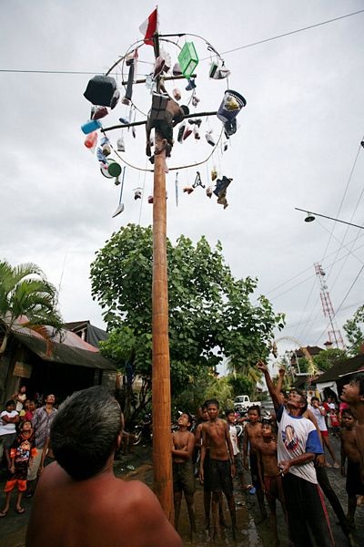 Lễ hội trèo cau bôi mỡ kỳ quặc ở Indonesia - 14 Lễ hội trèo cau bôi mỡ kỳ quặc ở Indonesia - 14