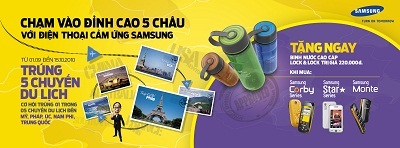 Mua điện thoại Samsung, chạm vào đỉnh cao 5 châu - 1 Mua điện thoại Samsung, chạm vào đỉnh cao 5 châu - 1